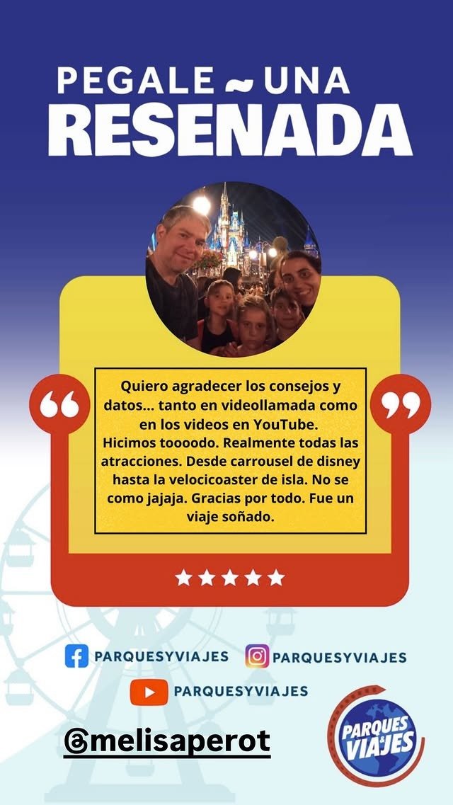 Reseña real de viajeros de Parques y Viajes