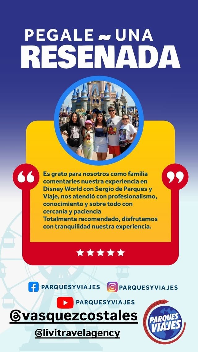 Reseña real de viajeros de Parques y Viajes