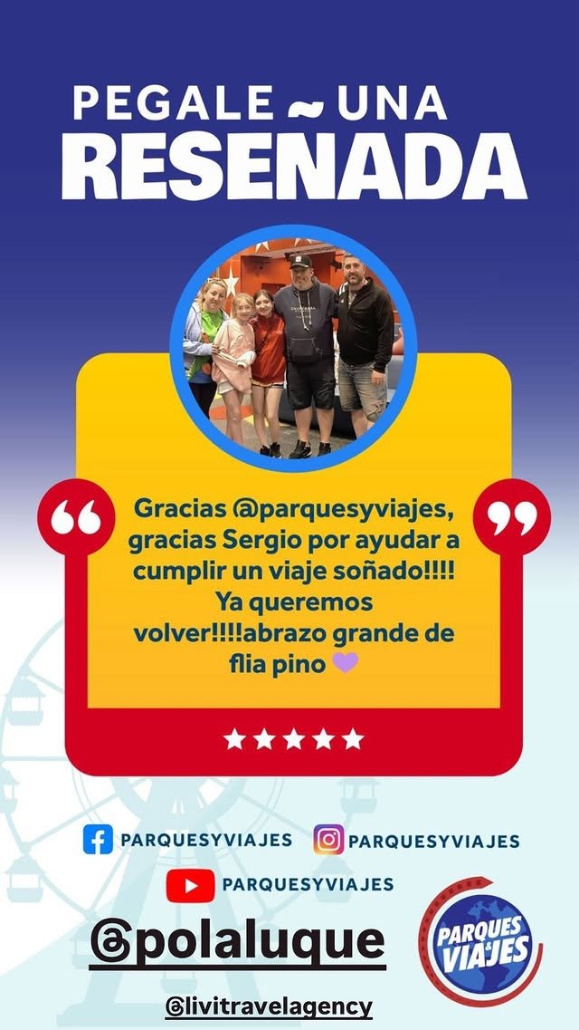 Reseña real de viajeros de Parques y Viajes